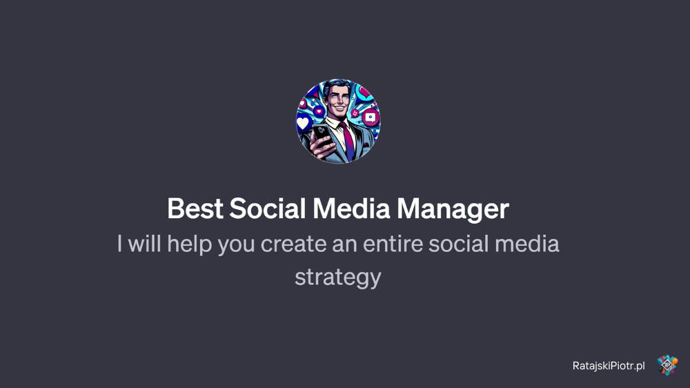 Best Social Media Manager GPT